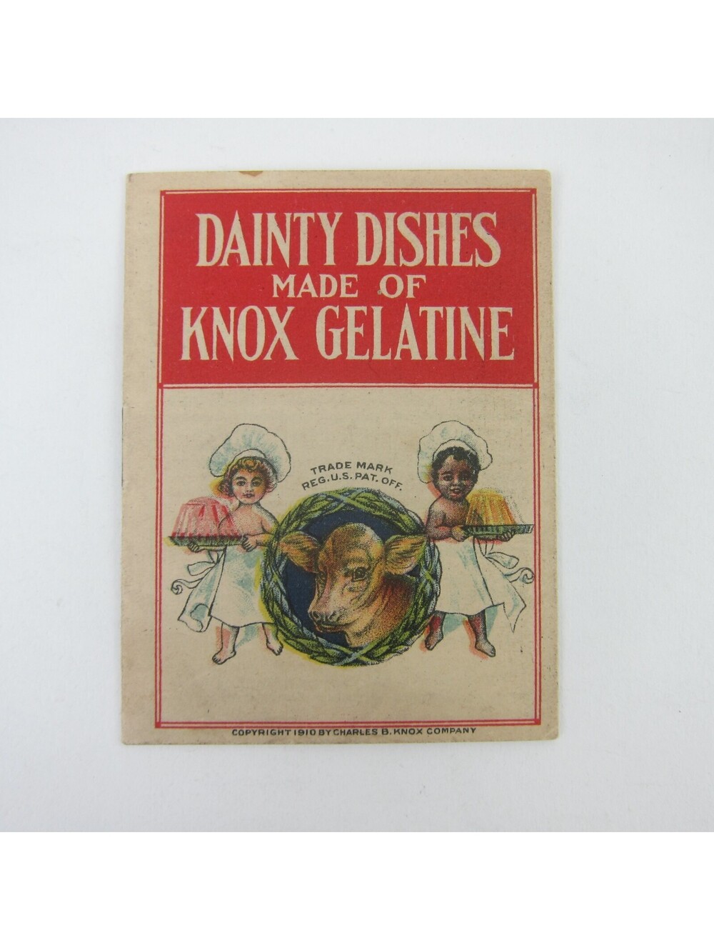 Victorian Trade Card Booklet Knox Gelatine White & Black Baby Cooks Antique 1910 - Picture 10 of 16